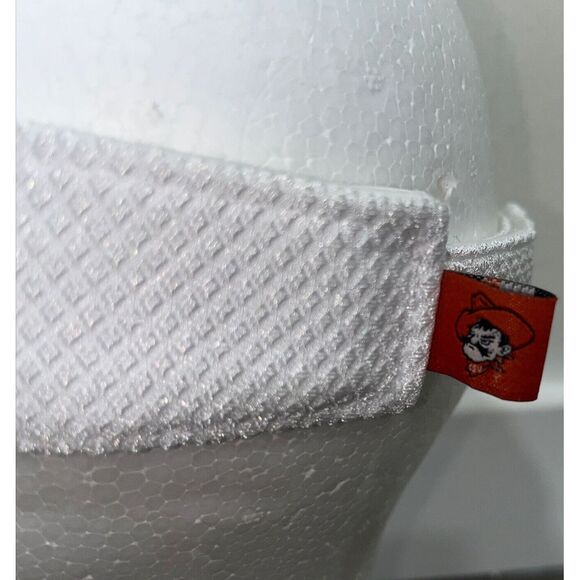 NWOT OKLAHOMA STATE COWBOYS OSU VISOR HAT TOP OF WORLD GOLF ADJUSTABLE SAMPLE - Picture 3 of 7